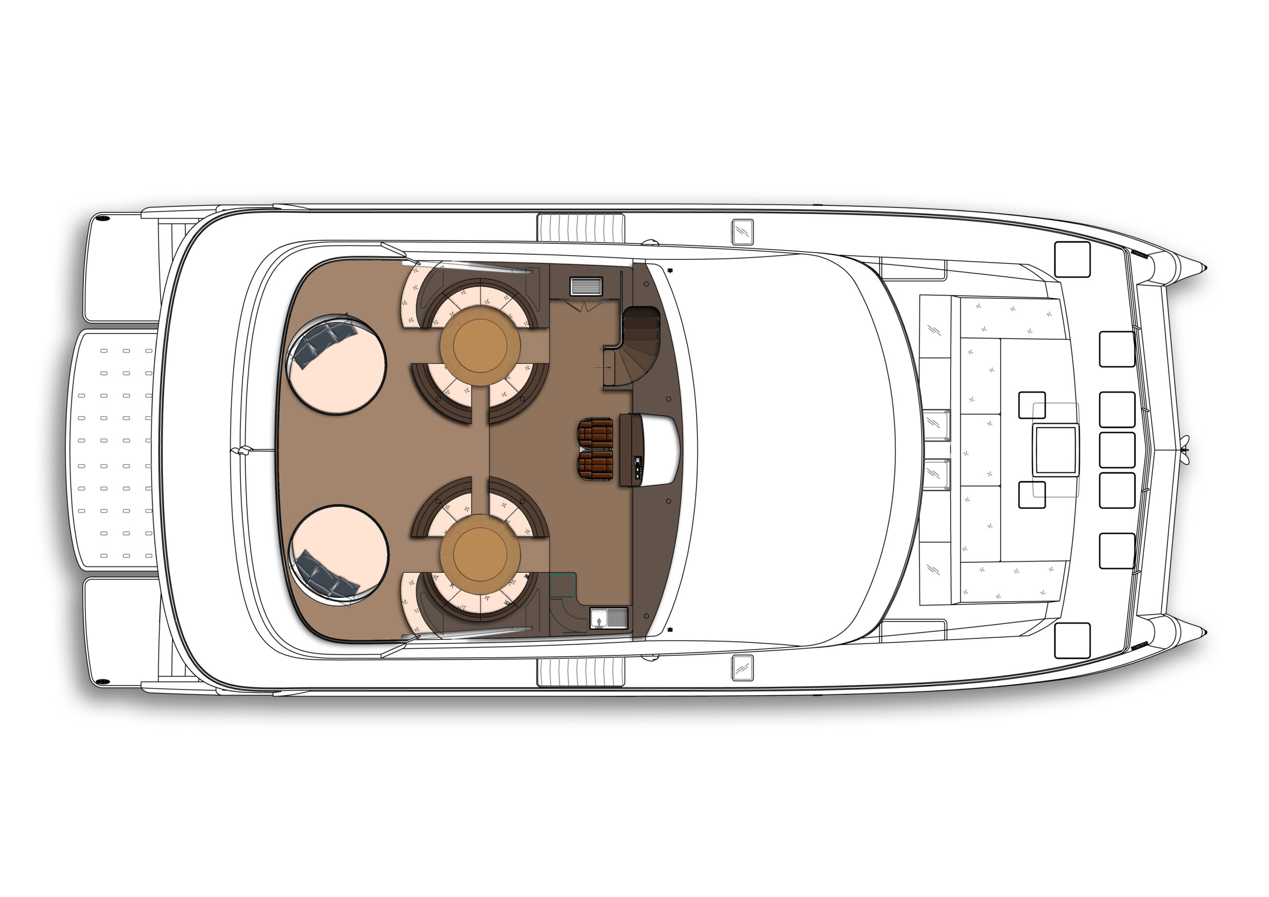 AmaSea 84 Catamaran GA Flybridge